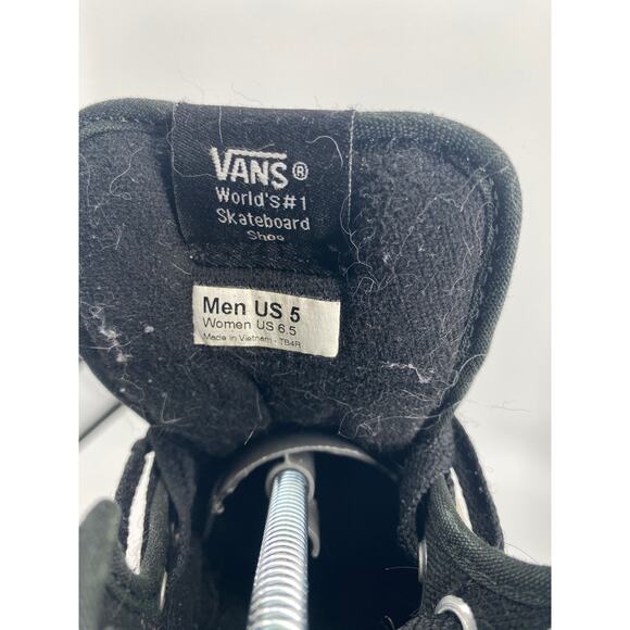 Vans men 5 women 6.5 Gray Lace Up High Top Skateboard Shoes Sneakers - Picture 5 of 6